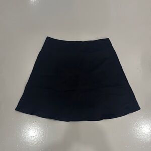 Black Silk Women's Skirt